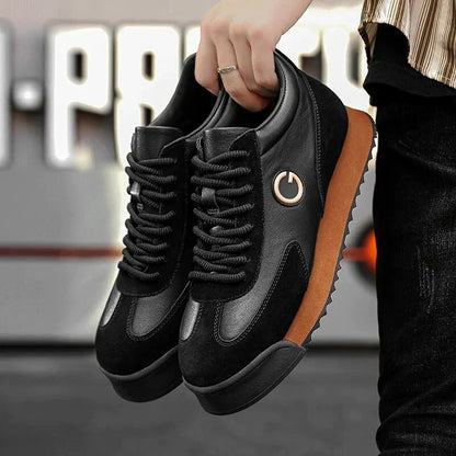 Giovanni Nero Leather Shoes