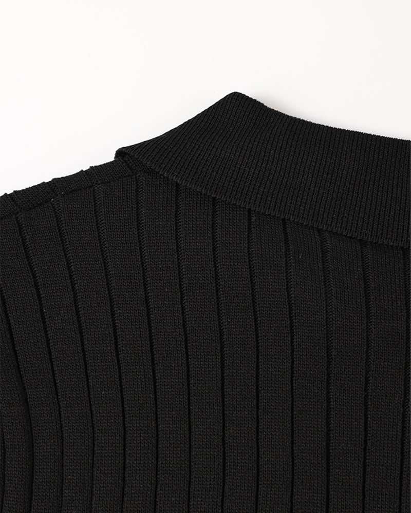 GIMCHEON Knitted Polo Shirt