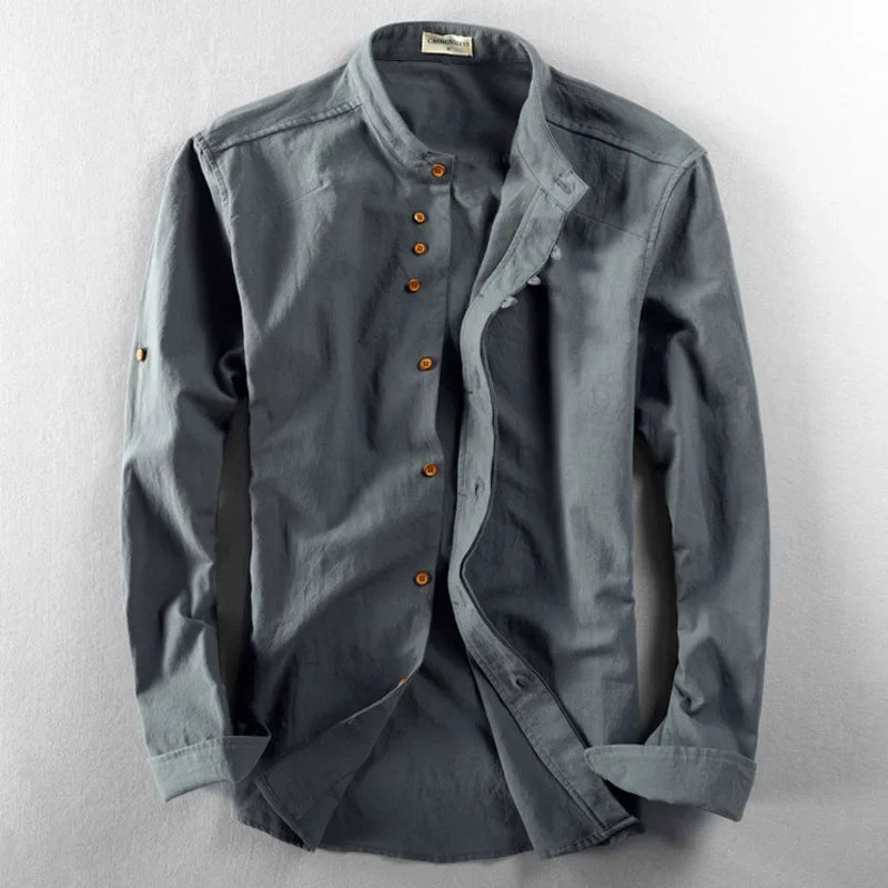 Asuka Japanese Linen Shirt